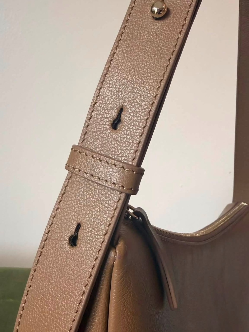 Mina Baie Leather Khloe in Teddy Color - Picture 4 of 11